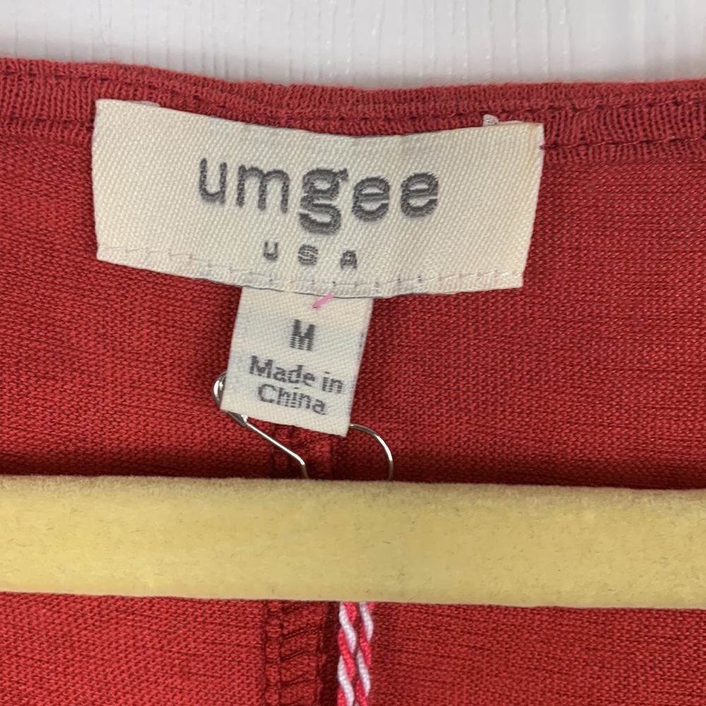Nwt Umgee Rust Top With Brownish Ruffles. Has Sho… - image 4